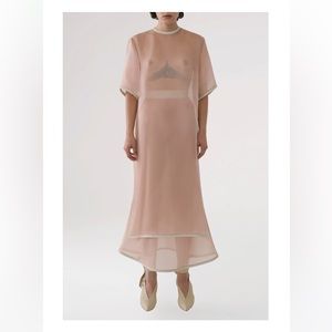 materiel tbilisi organza shirt dress